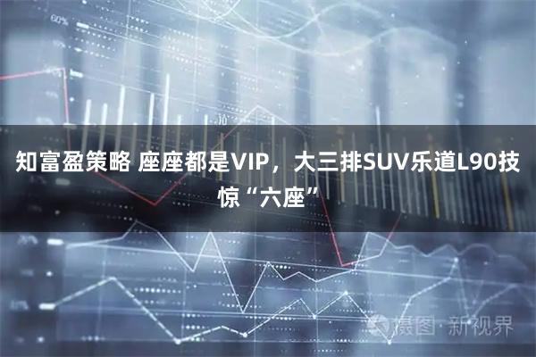 知富盈策略 座座都是VIP，大三排SUV乐道L90技惊“六座”