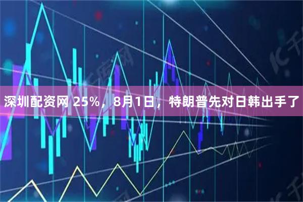 深圳配资网 25%,8月1日,特朗普先对日韩出手了